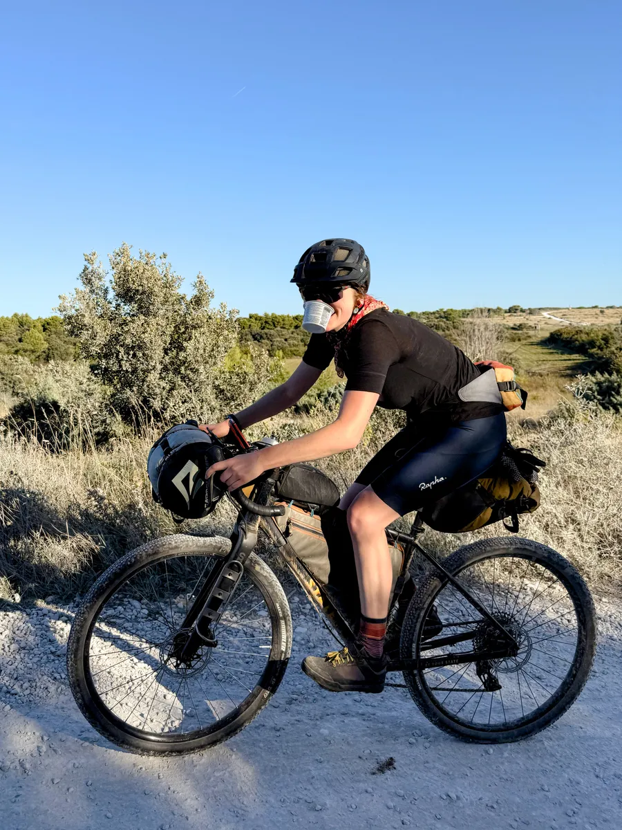 When gravel surprises you while eating...