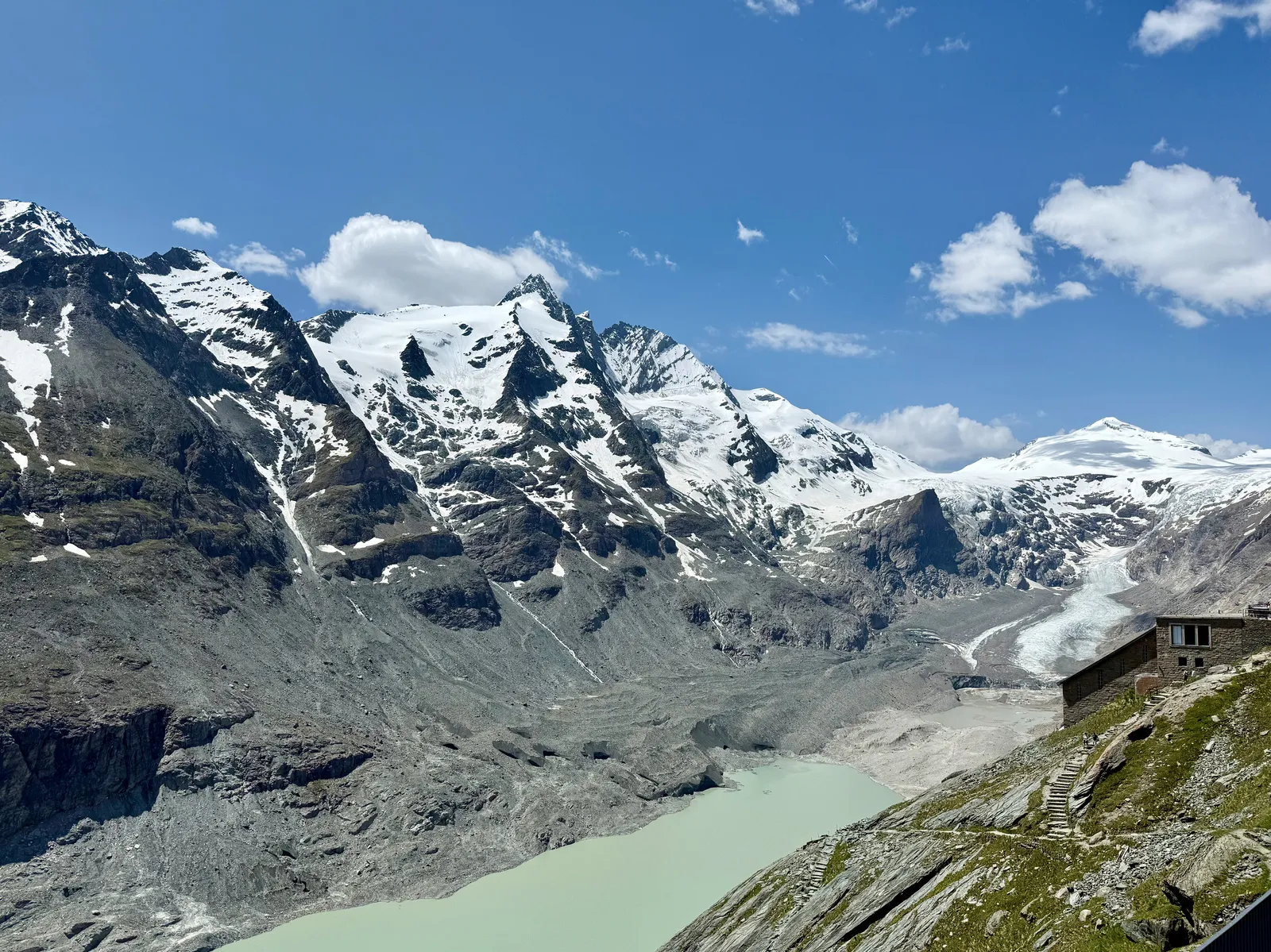 Großglockner and remnants of Pasterze glacier